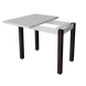 Стол обеденный раскладной Неман ЮК Белый/Венге