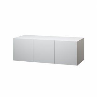 Антенсоль VAYS M-64, верхня 3-дверна шафа, без ручок, ЛДСП, 120&times;50&times;40 см - для спальні, передпокою, гардеробної Білий